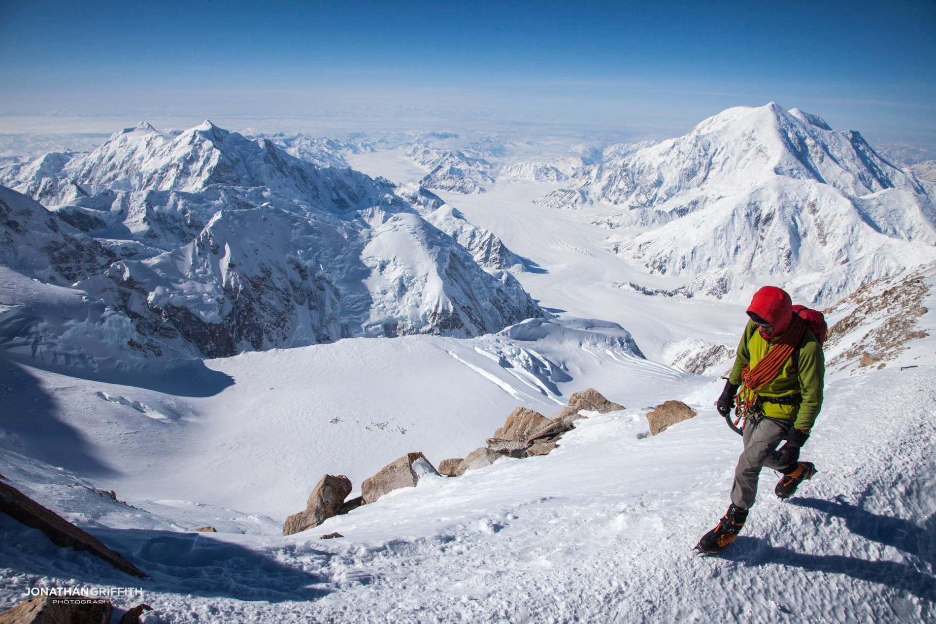 denali peak hike pack