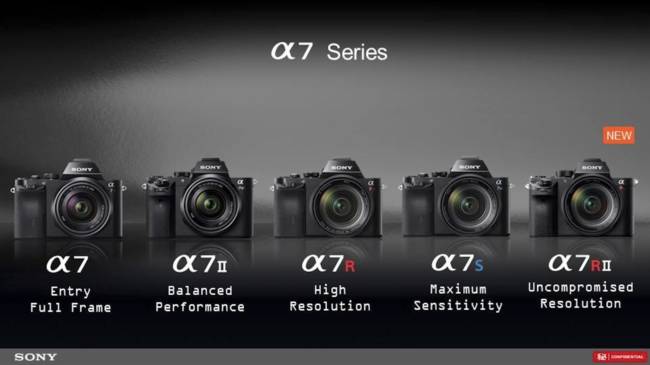 The Sony A7 Line Up