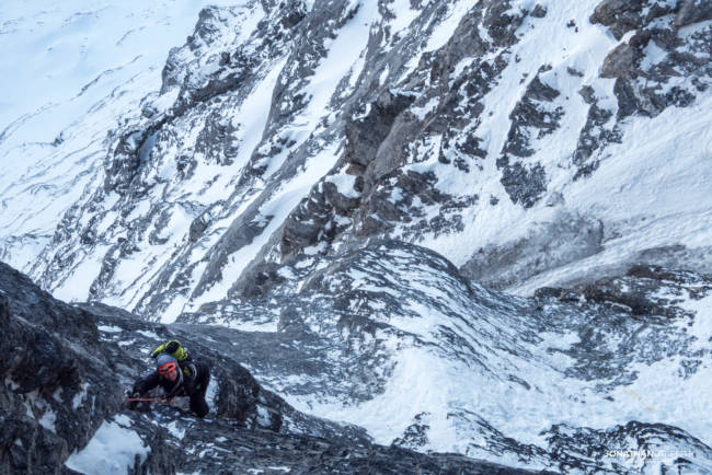 Climbing up the Brittle Crack